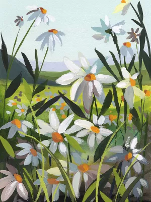 Daisies 3 by Brook Page Oil Painting
