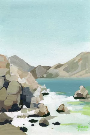 Rocky Coast by Brook Page Oil Painting