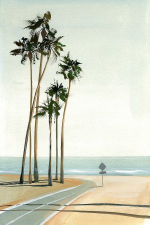 Six Palms Oil painting by Brook Page
