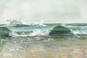 Waves Series No. 2 Oil painting by Brook Page