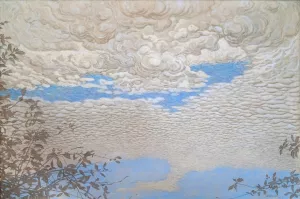 Cloud Oil painting by Bror Lindh