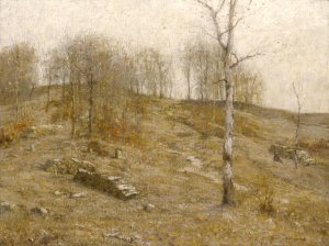 December Uplands Oil painting by Bruce Crane
