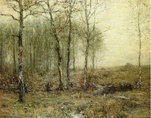 The Grey Month Oil painting by Bruce Crane