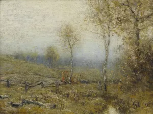 Winter Landscape by Bruce Crane Oil Painting