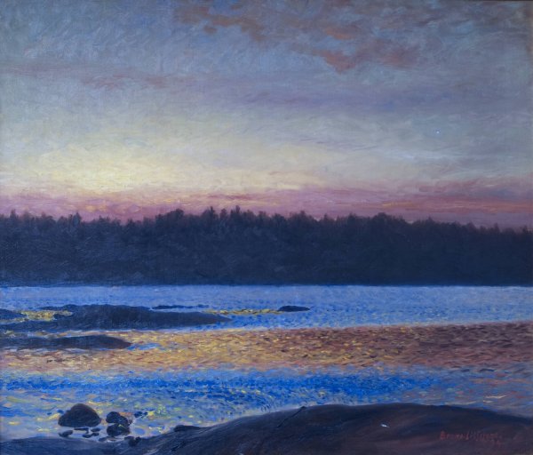 Morning  by Bruno Liljefors - Hand-Painted Oil Painting Reproduction