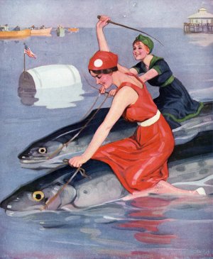 Both winners Oil painting by Brynolf Wennerberg