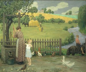 June by Bryson Burroughs Oil Painting
