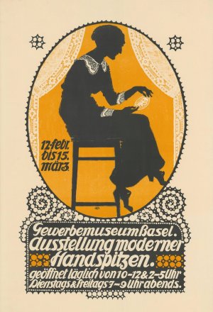 Gewerbemuseum Basel - Ausstellung moderner Handspitzen by Burkhard Mangold Oil Painting