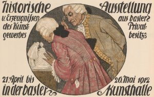 Historische Ausstellung v. Erzeugnissen des Kunstgewerbes aus Basler Privatbesitz in der Basler Kunsthalle by Burkhard Mangold Oil Painting