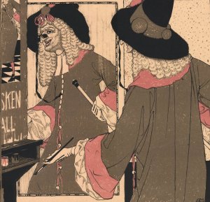 Verein der Plakatfreunde - Berlin - Okt 1911 by Burkhard Mangold Oil Painting