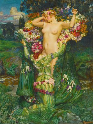 Rising Spring by Byam Shaw Oil Painting