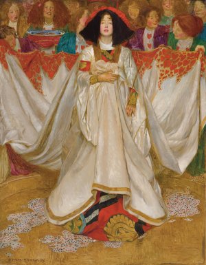 The Queen of Hearts by Byam Shaw Oil Painting