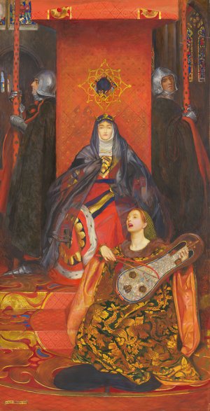 The Queen of Spades by Byam Shaw Oil Painting