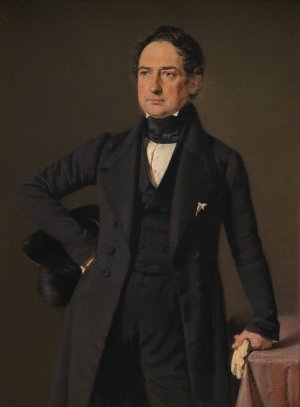 Ole Jorgen Rawert, Director of Industrial Affairs by C.A. Jensen Oil Painting