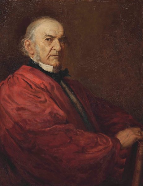 Main Product Photo of Portrait of William Ewart Gladstone  Painting by C.H. Thompson