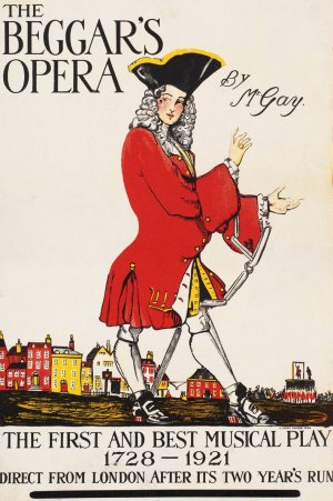 The Beggar's Opera by C. Lovat Fraser Oil Painting