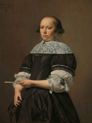 Elisabeth van Kessel by Caesar Van Everdingen Oil Painting