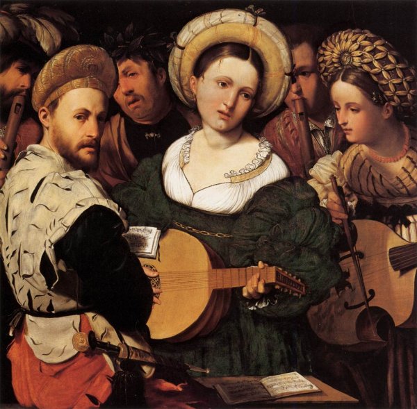 The Concert by Callisto Piazza Da Lodi - Hand-Painted Oil Painting Reproduction