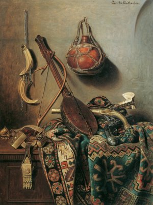Orientalischer Hausrat by Camilla Friedlander Oil Painting