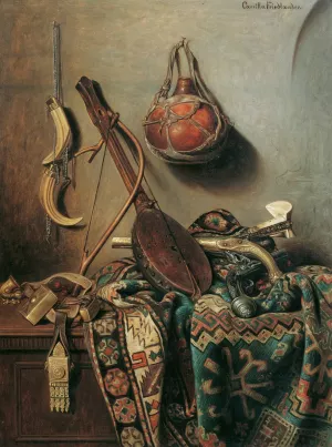 Orientalischer Hausrat by Camilla Friedlander Oil Painting