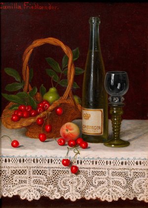 Stillleben by Camilla Friedlander Oil Painting