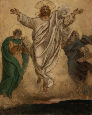 La Transfiguration; La Resurrection du Christ by Camille Felix Bellanger Oil Painting