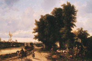 End of the Day Oil painting by Camille Flers