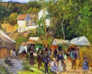 A Fair at l'Hermitage near Pontoise