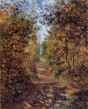 A Path in the Woods, Pontoise painting by Camille Pissarro