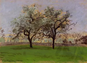 Apples Trees at Pontoise painting by Camille Pissarro