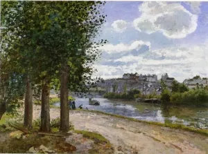 Banks of the Oise painting by Camille Pissarro
