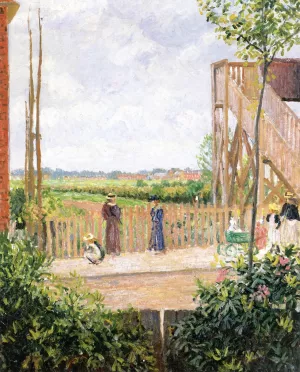 Bedford Park, Bath Road by Camille Pissarro - Oil Painting Reproduction