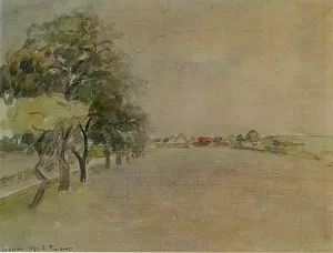 Eragny by Camille Pissarro - Oil Painting Reproduction