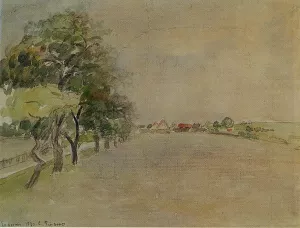 Eragny by Camille Pissarro Oil Painting