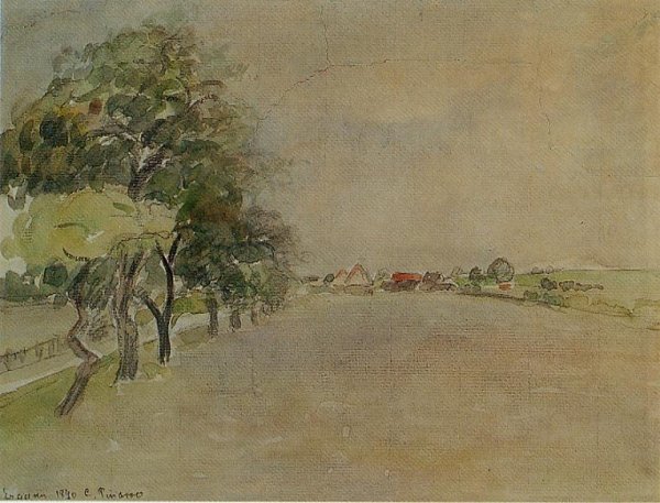 Eragny by Camille Pissarro - Hand-Painted Oil Painting Reproduction
