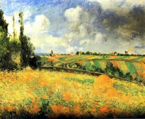 Fields by Camille Pissarro Oil Painting