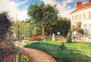Garden of Les Mathurins by Camille Pissarro - Oil Painting Reproduction