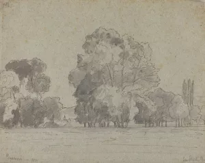 Grove of Trees by Camille Pissarro Oil Painting