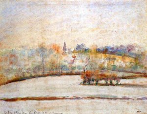 Hoarfrost II by Camille Pissarro Oil Painting