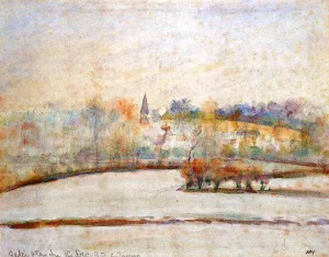 Hoarfrost II by Camille Pissarro - Oil Painting Reproduction