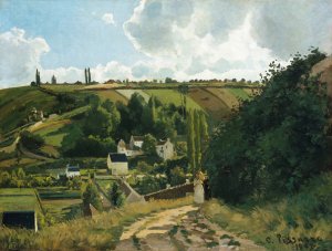 Jalais Hill, Pontoise by Camille Pissarro Oil Painting