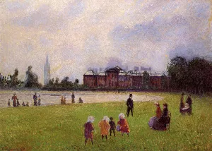 Kensington Gardens, London painting by Camille Pissarro