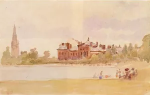 Kensington Gardens Oil painting by Camille Pissarro