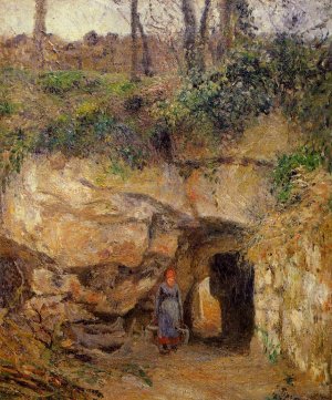 La Carrier a l'Hermitage, Pontoise by Camille Pissarro Oil Painting