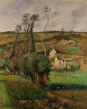 La Cote de 'Chou' a Pontoise by Camille Pissarro - Oil Painting Reproduction