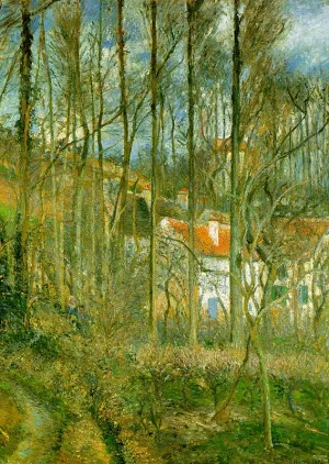 La Cote des Boeufs, the Hermitage Oil painting by Camille Pissarro