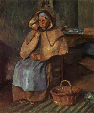 La Mere Gaspard painting by Camille Pissarro