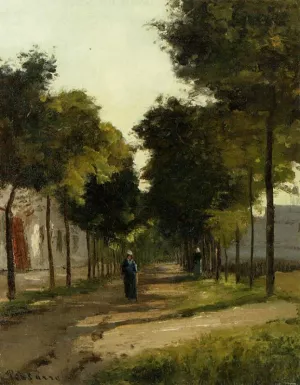 La Route by Camille Pissarro - Oil Painting Reproduction