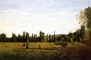 La Varenne-Saint-Hilaire, View from Champigny by Camille Pissarro Oil Painting