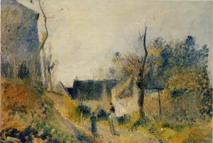 Landscape at Valhermeil by Camille Pissarro - Oil Painting Reproduction